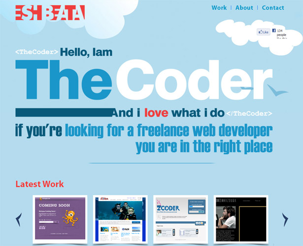 Characteristics of a modern portfolio site 27 8