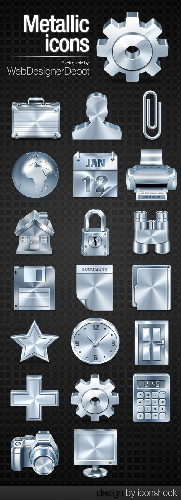 metallic-icons2 metallic icons2