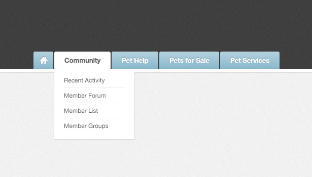 50+ PSD UI Web design elements simpletabbednavigation