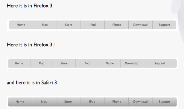 CSS Buttons: Tutorials and examples applenavigation