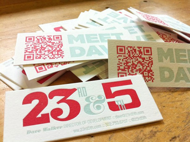 30 Creative QR code business cards 23rd5th