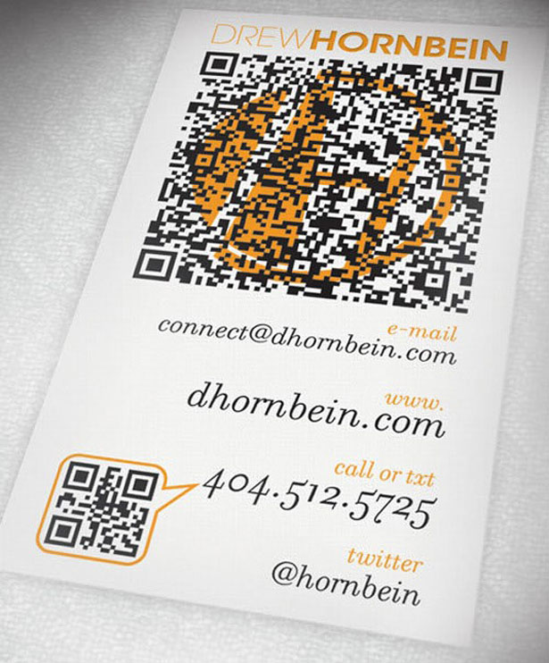 30 Creative QR code business cards drew