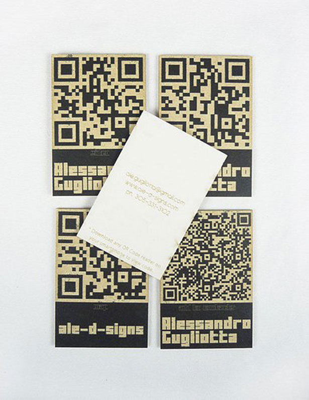 30 Creative QR code business cards btype