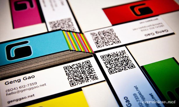 30 Creative QR code business cards genggao