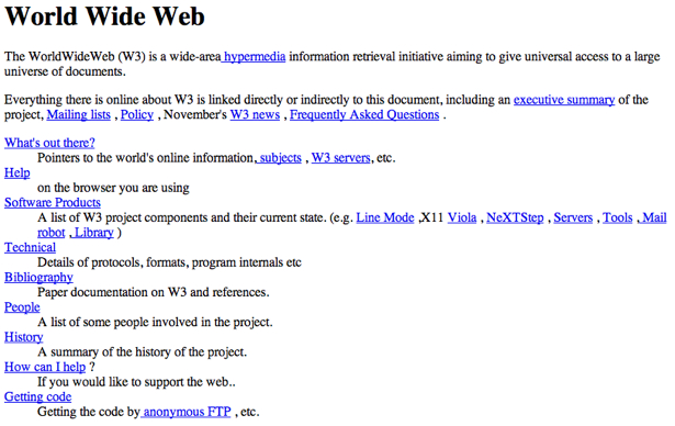Who's going to save the World Wide Web? firstwebpage