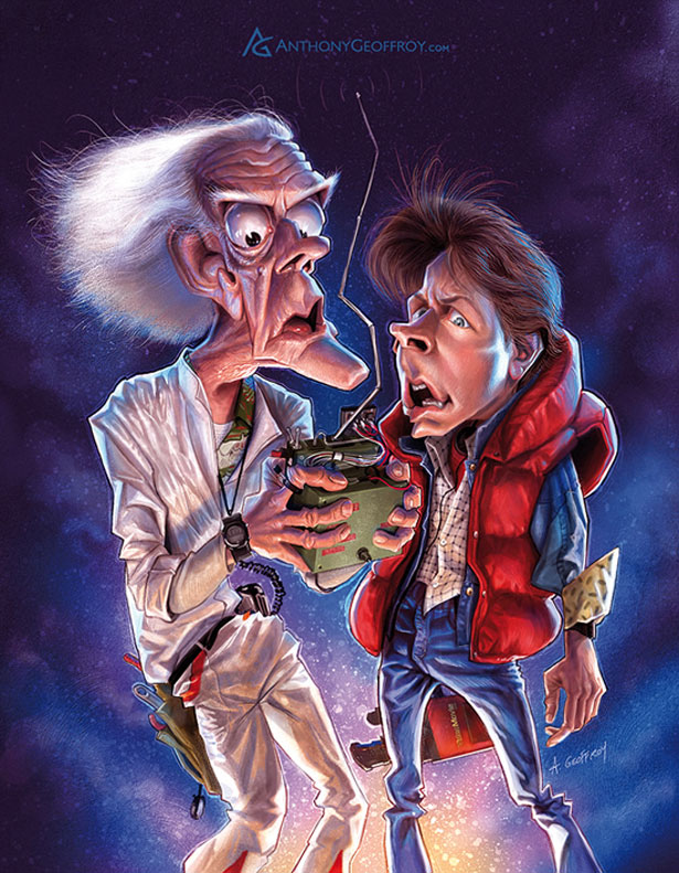 Famous and Funny Caricatures by Anthony Geoffroy