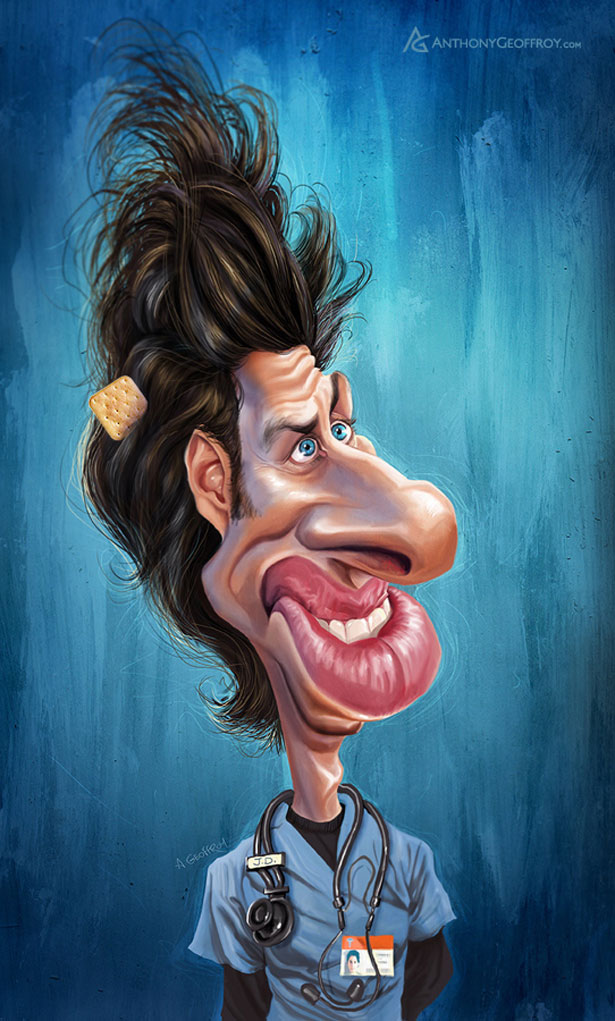 Famous and Funny Caricatures by Anthony Geoffroy