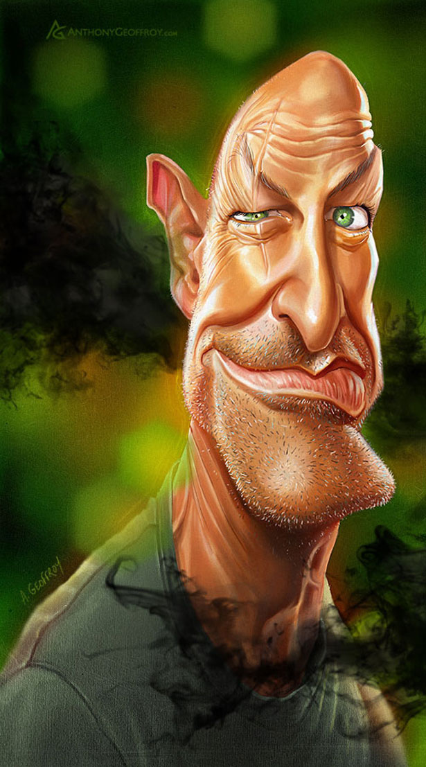 Famous and Funny Caricatures by Anthony Geoffroy