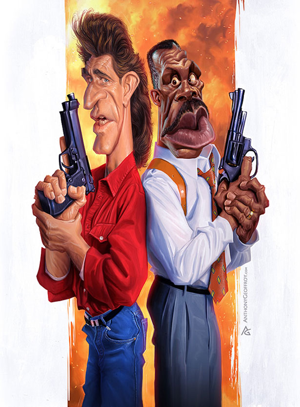 Famous and Funny Caricatures by Anthony Geoffroy
