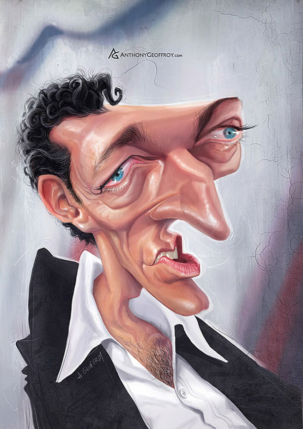 Famous and Funny Caricatures by Anthony Geoffroy