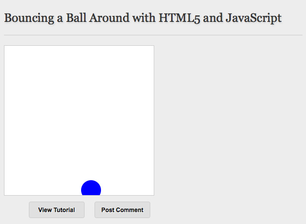 The ultimate HTML5 resource guide bouncingball