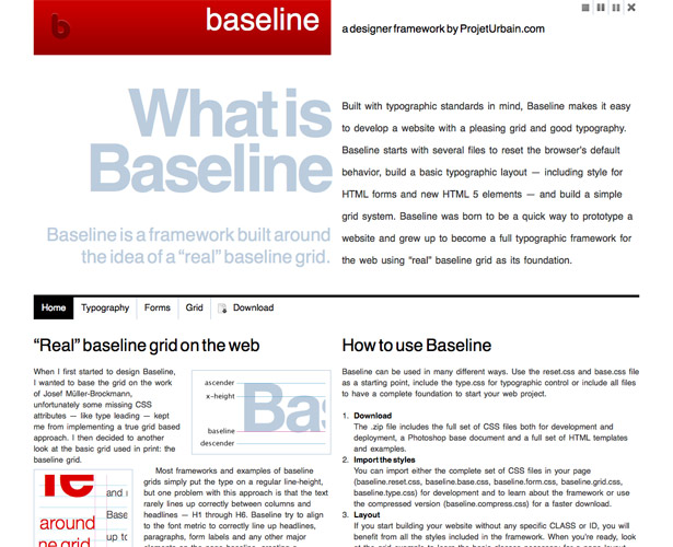 The ultimate HTML5 resource guide baselinecss