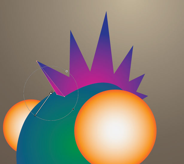 How to create a cute little monster in Illustrator step3 7