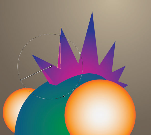 How to create a cute little monster in Illustrator step3 8