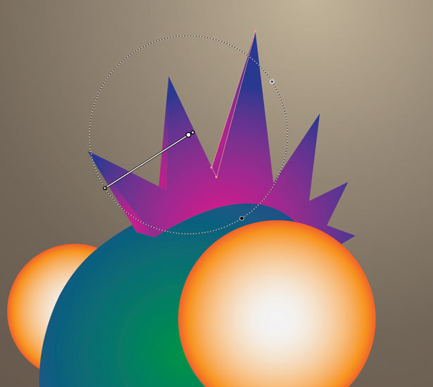 How to create a cute little monster in Illustrator step3 9