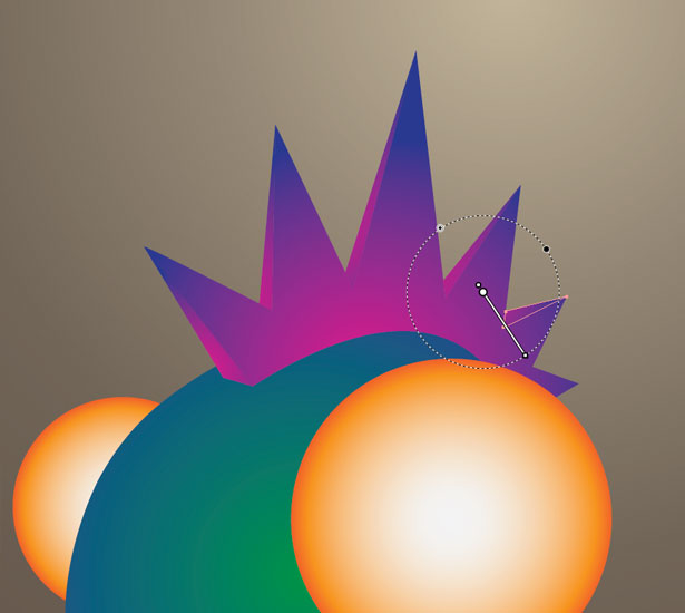 How to create a cute little monster in Illustrator step3 11