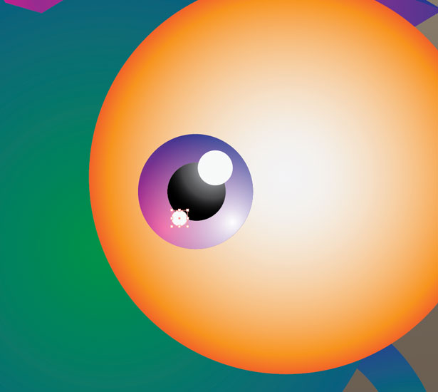 How to create a cute little monster in Illustrator step6 7