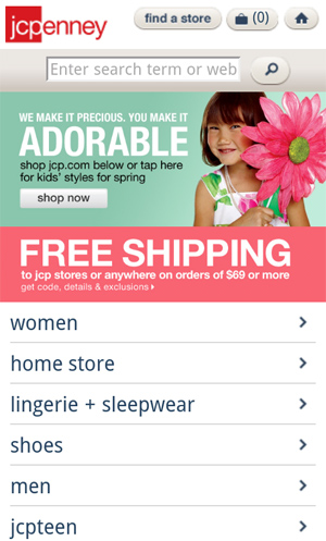 A showcase of mobile e-commerce 12 77