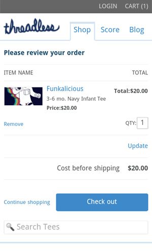 A showcase of mobile e-commerce 23 27
