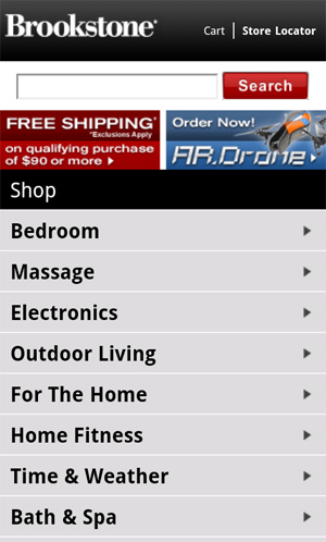 A showcase of mobile e-commerce 24 25