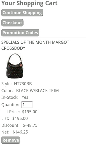 A showcase of mobile e-commerce 31 13