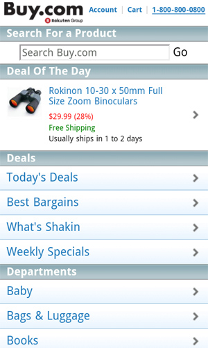 A showcase of mobile e-commerce 32 11