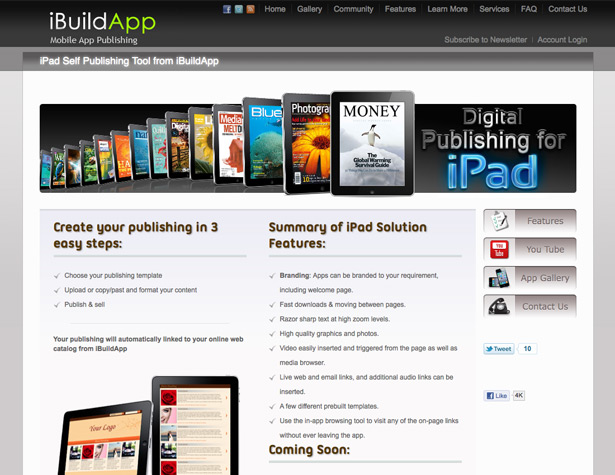 What’s new for web designers – May 2011 ibuildapp