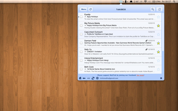 What’s new for web designers – May 2011 mailtab