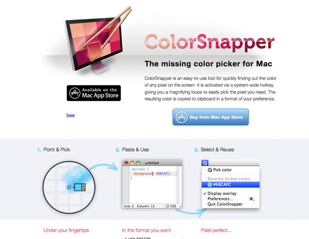 What’s new for web designers – May 2011 colorsnapper