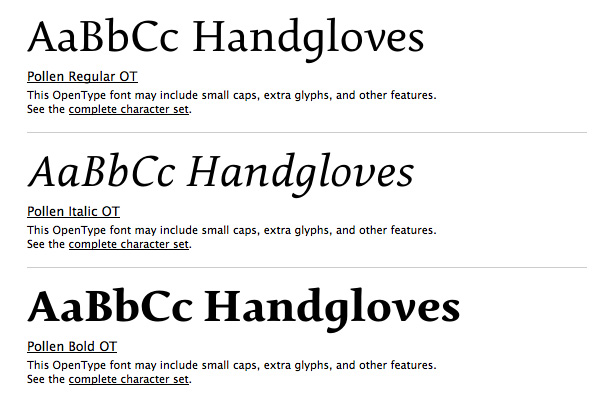 What’s new for web designers – May 2011 pollen