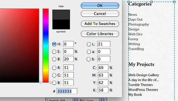 Design a forest inspired Tumblr theme in Photoshop 23 28