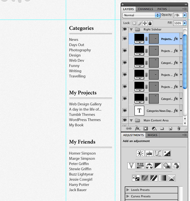Design a forest inspired Tumblr theme in Photoshop 28 9