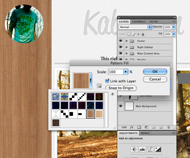 Design a forest inspired Tumblr theme in Photoshop 37 3