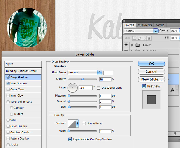 Design a forest inspired Tumblr theme in Photoshop 41 10