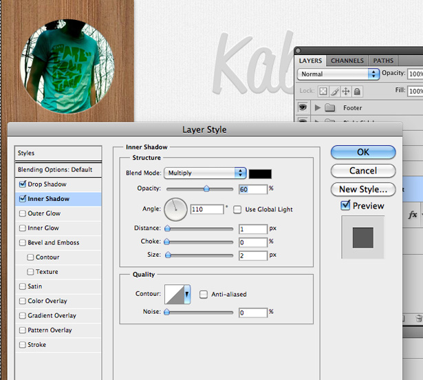 Design a forest inspired Tumblr theme in Photoshop 42 5