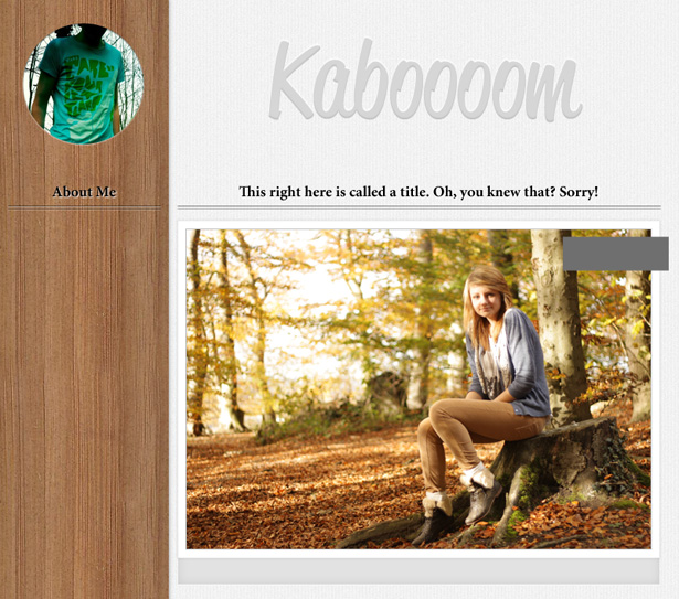 Design a forest inspired Tumblr theme in Photoshop 43 4
