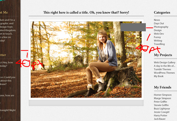 Design a forest inspired Tumblr theme in Photoshop 49 2
