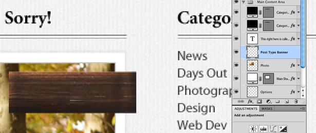 Design a forest inspired Tumblr theme in Photoshop 53 4