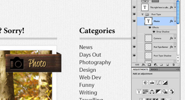 Design a forest inspired Tumblr theme in Photoshop 57 1