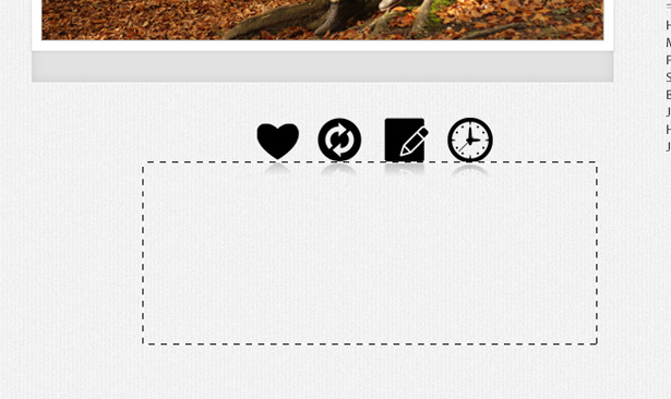 Design a forest inspired Tumblr theme in Photoshop 59