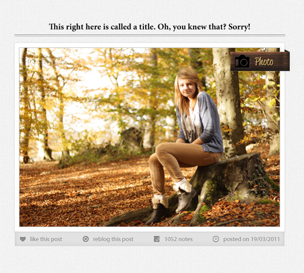 Design a forest inspired Tumblr theme in Photoshop 67