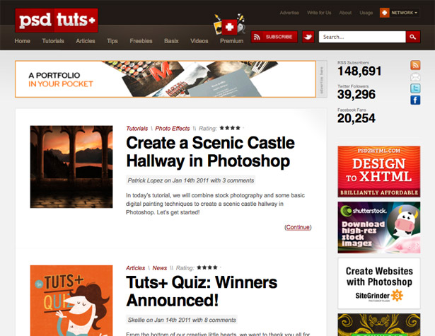 Big vs. small: Challenges in responsive web design psdtutssmall