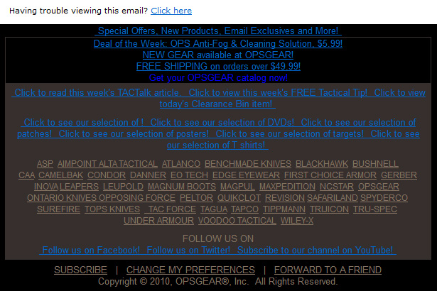 Do's and don'ts for designing email newsletters noimages