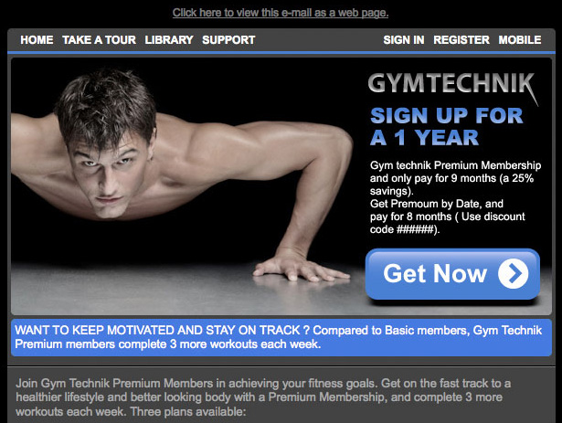 Do's and don'ts for designing email newsletters pushup