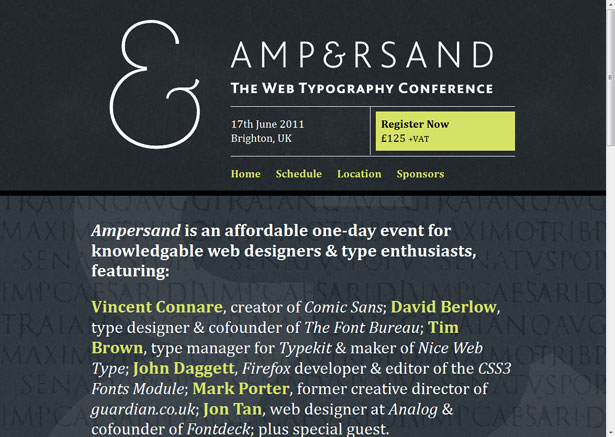 Traditional typography meets modern techniques ampersandconf