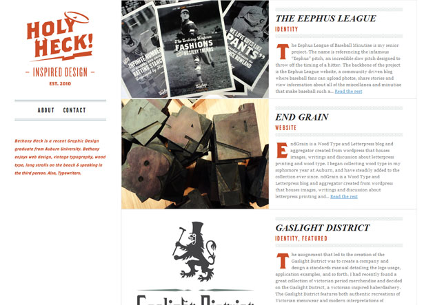 Traditional typography meets modern techniques heckhouse