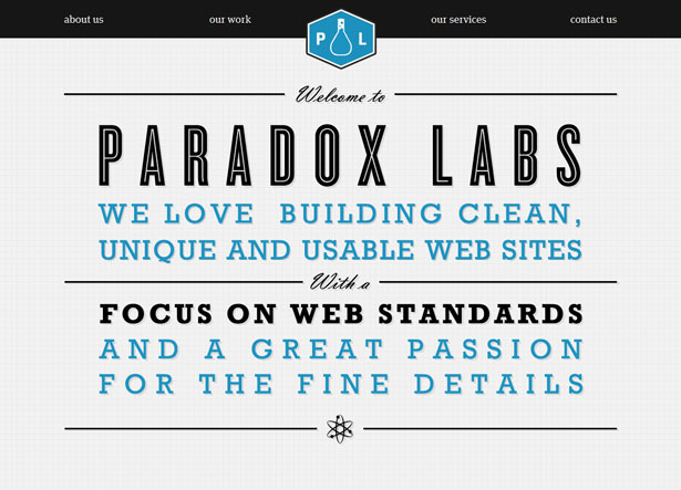 Traditional typography meets modern techniques paradox labs