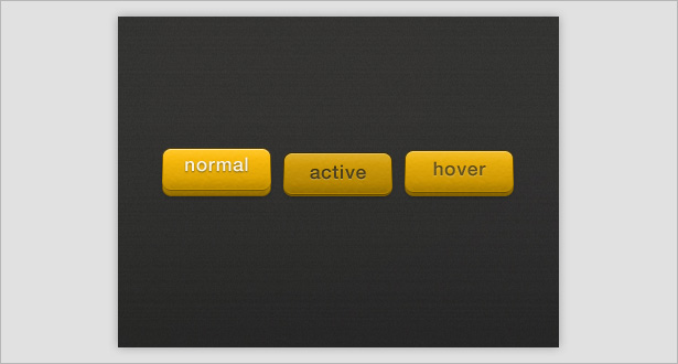 Common elements used in interface button design 15 interface button