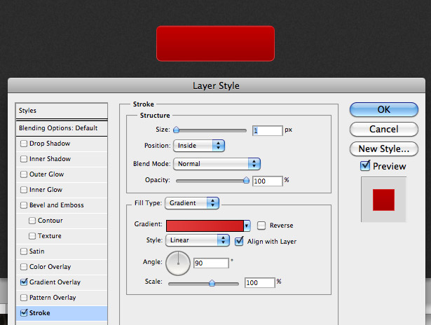 Common elements used in interface button design 3 2 2