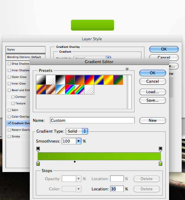 Common elements used in interface button design 4 2 4